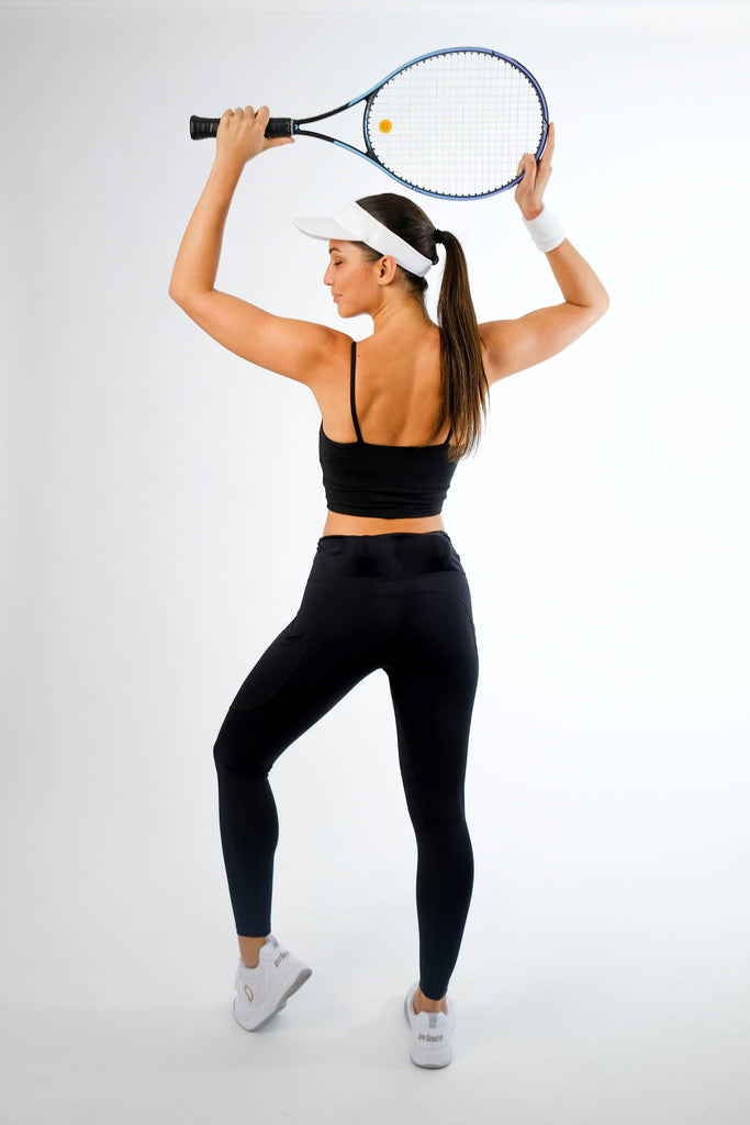 The Tennis Legging with tennis ball pockets by Modern Love Tennis